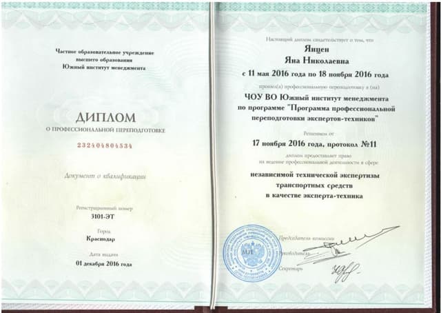 Свидетельство